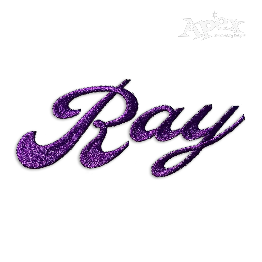 Ball Park Machine Embroidery Font by Apex Designs