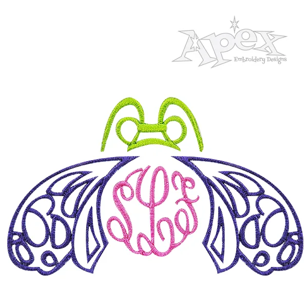 Bee Frame Embroidery Design