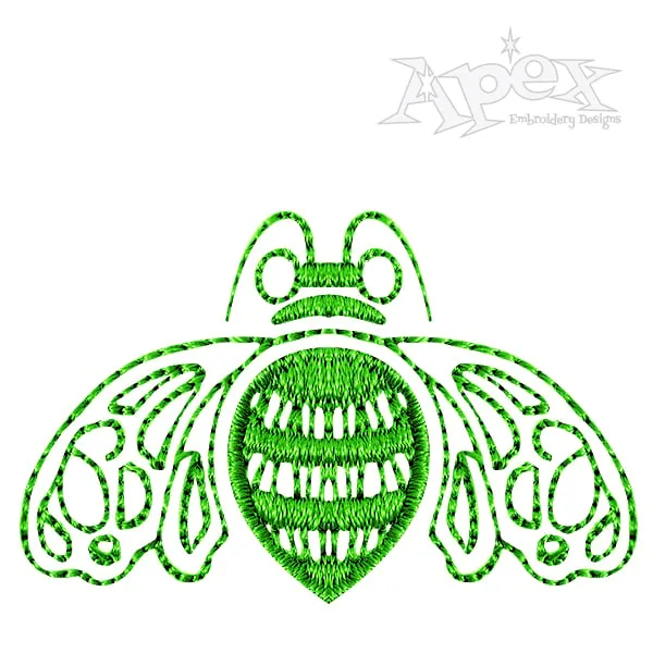Bee Insect Embroidery Design