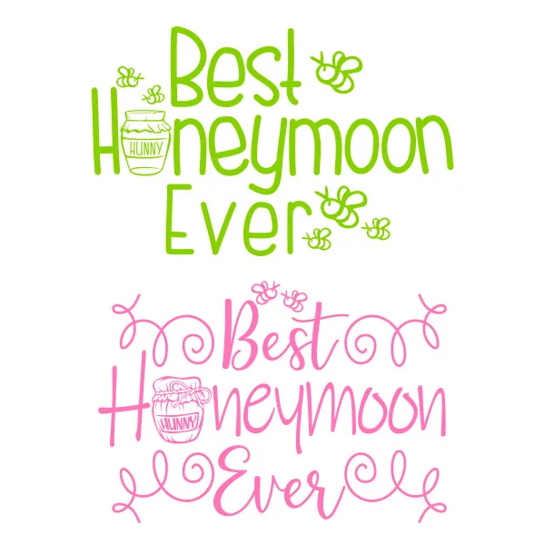 Best Honeymoon Ever SVG Cuttable Design