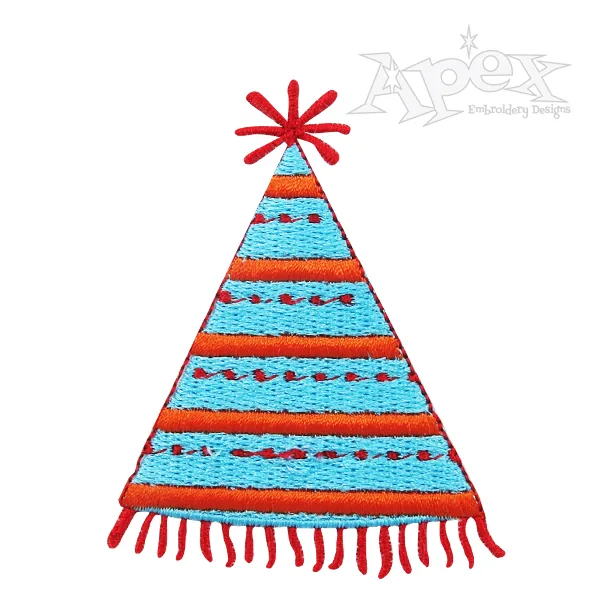 Birthday Party Hat Embroidery Designs