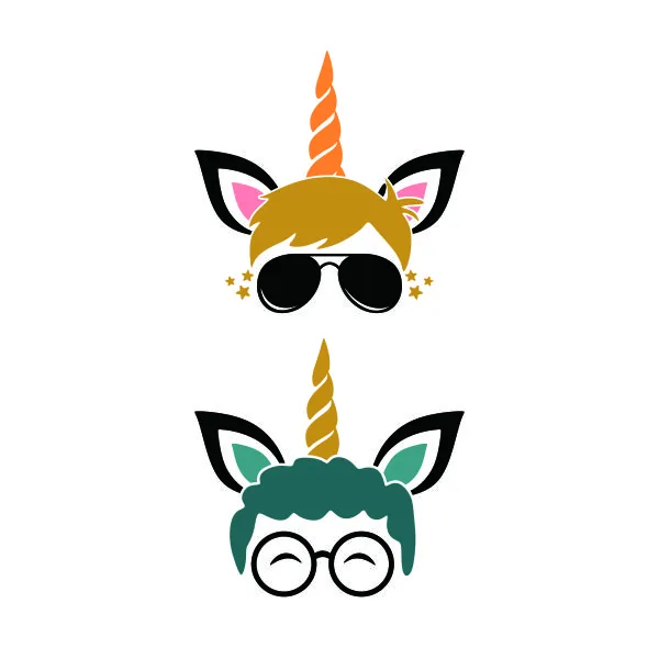 Boy Unicorn SVG Cuttable Design