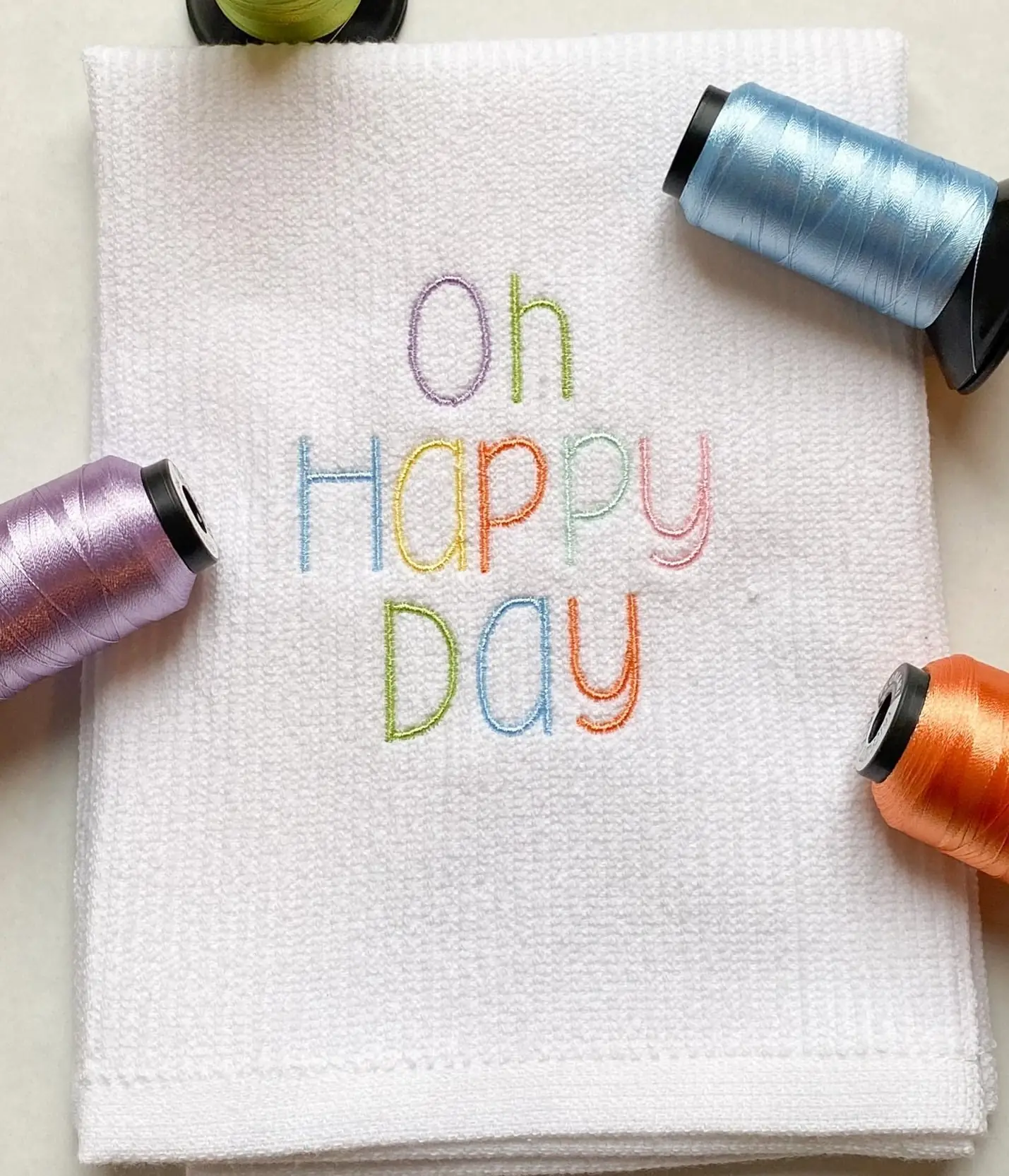 Bradford Embroidery Font with Satin Stitch