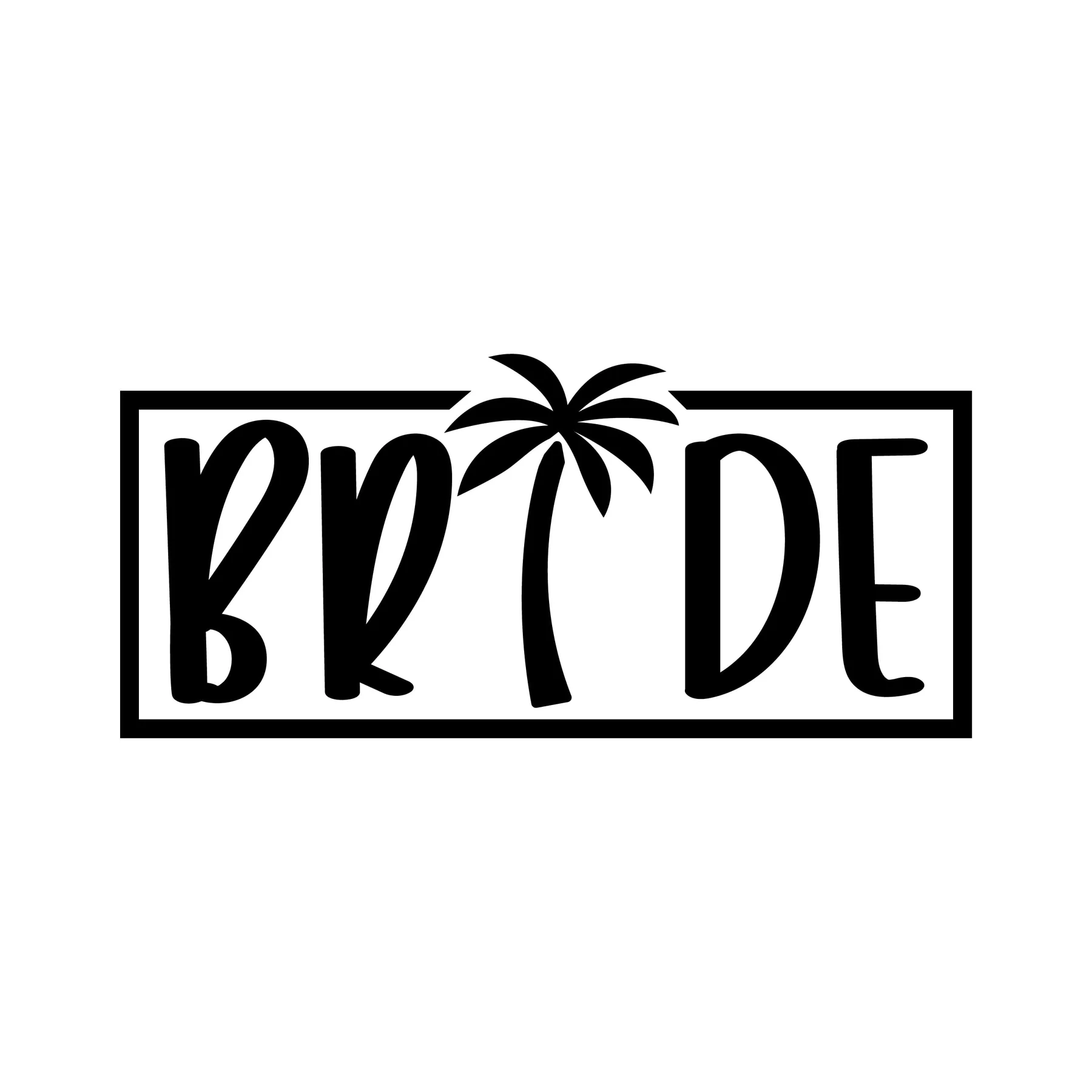 Bride Palm SVG