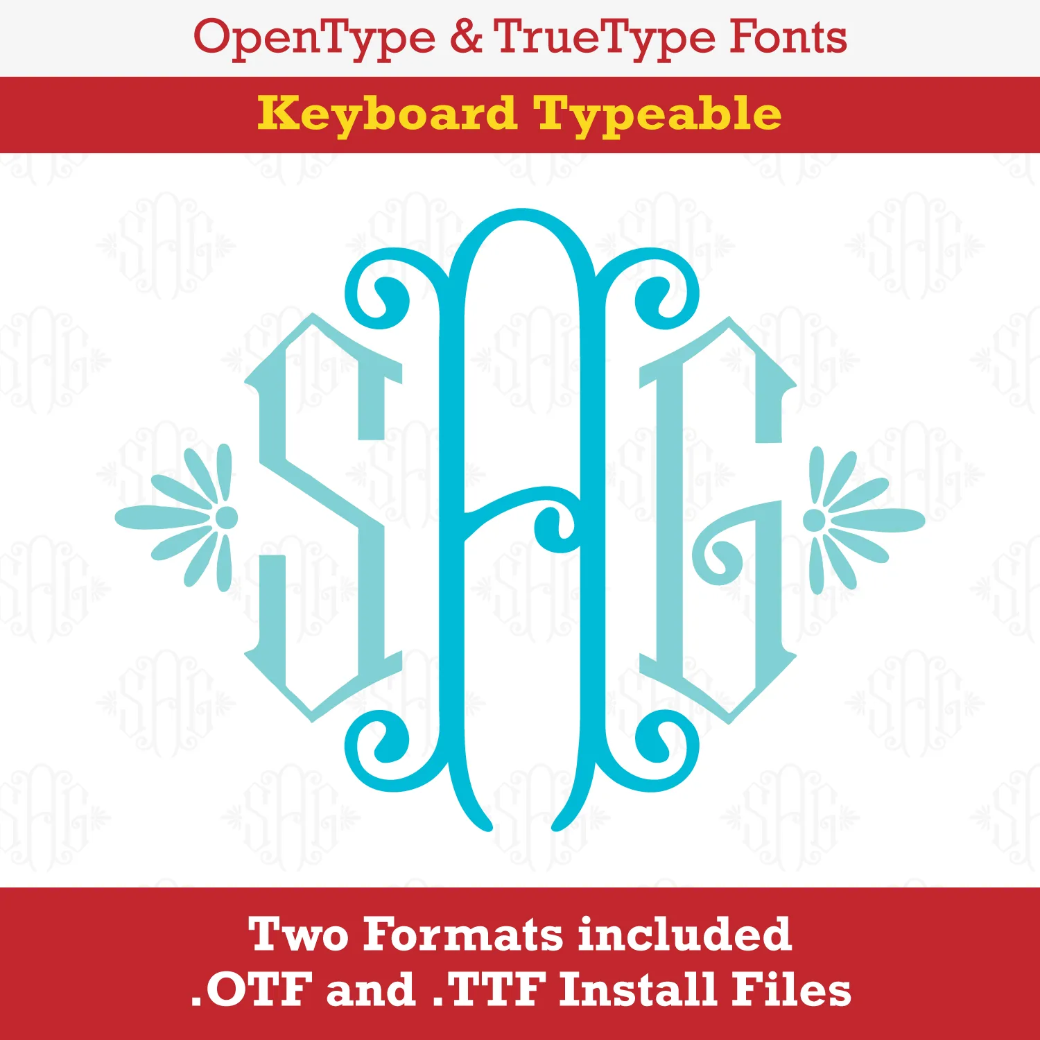 Brigitte Monogram TrueType Font