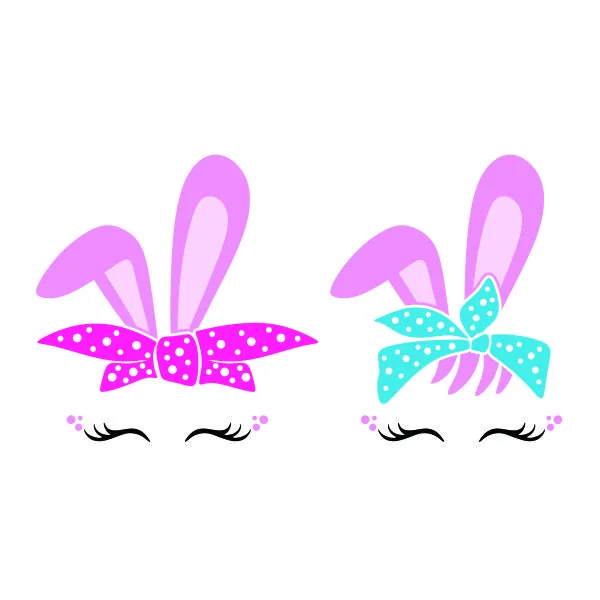 Bunny Bandana SVG Cuttable Design