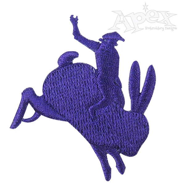 Bunny Cowboy Embroidery Design