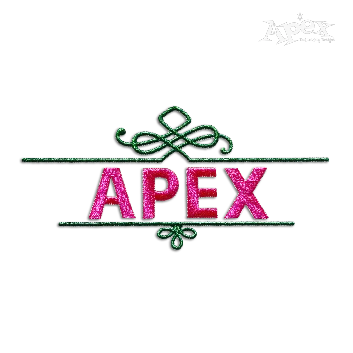 Calligraphic Machine Embroidery Frame Designs Digitizing