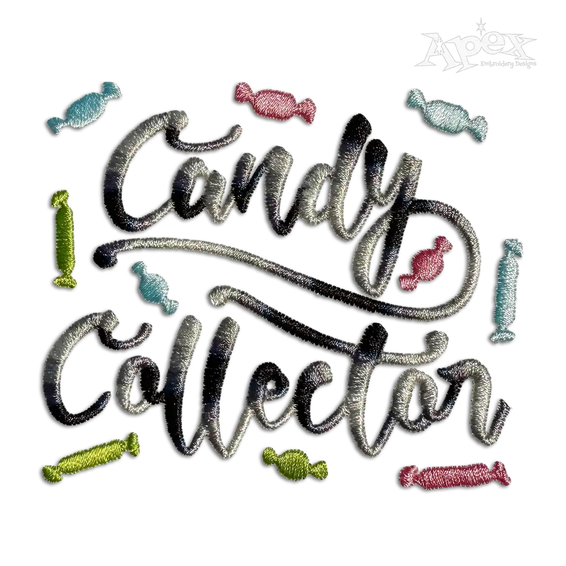 Candy Collector Machine Embroidery Design by Apex