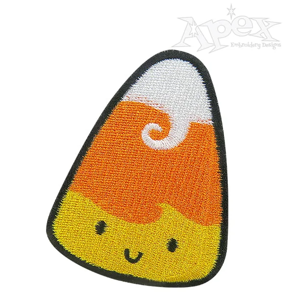 Candy Corn Cute Embroidery Design