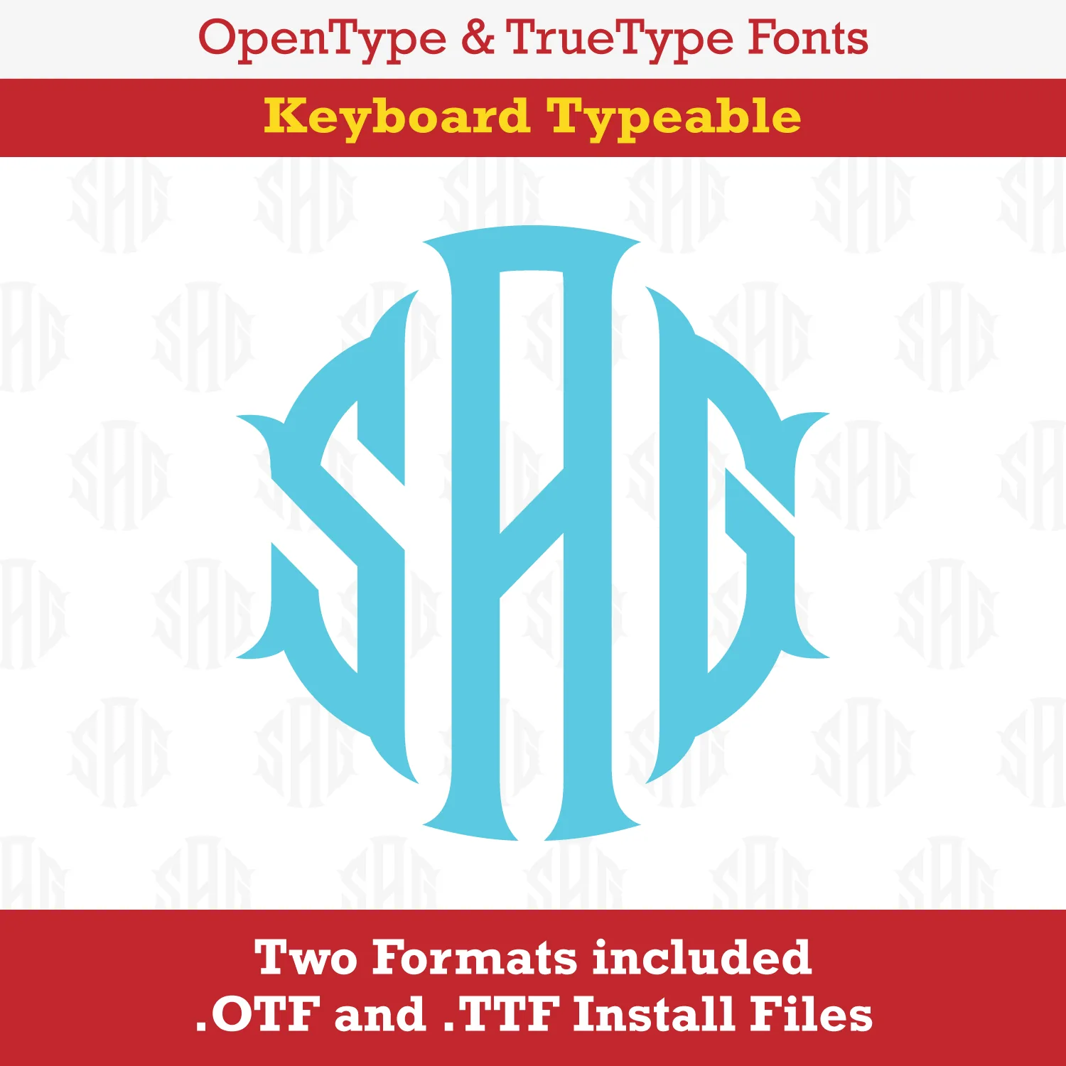 Carol Monogram TrueType Font