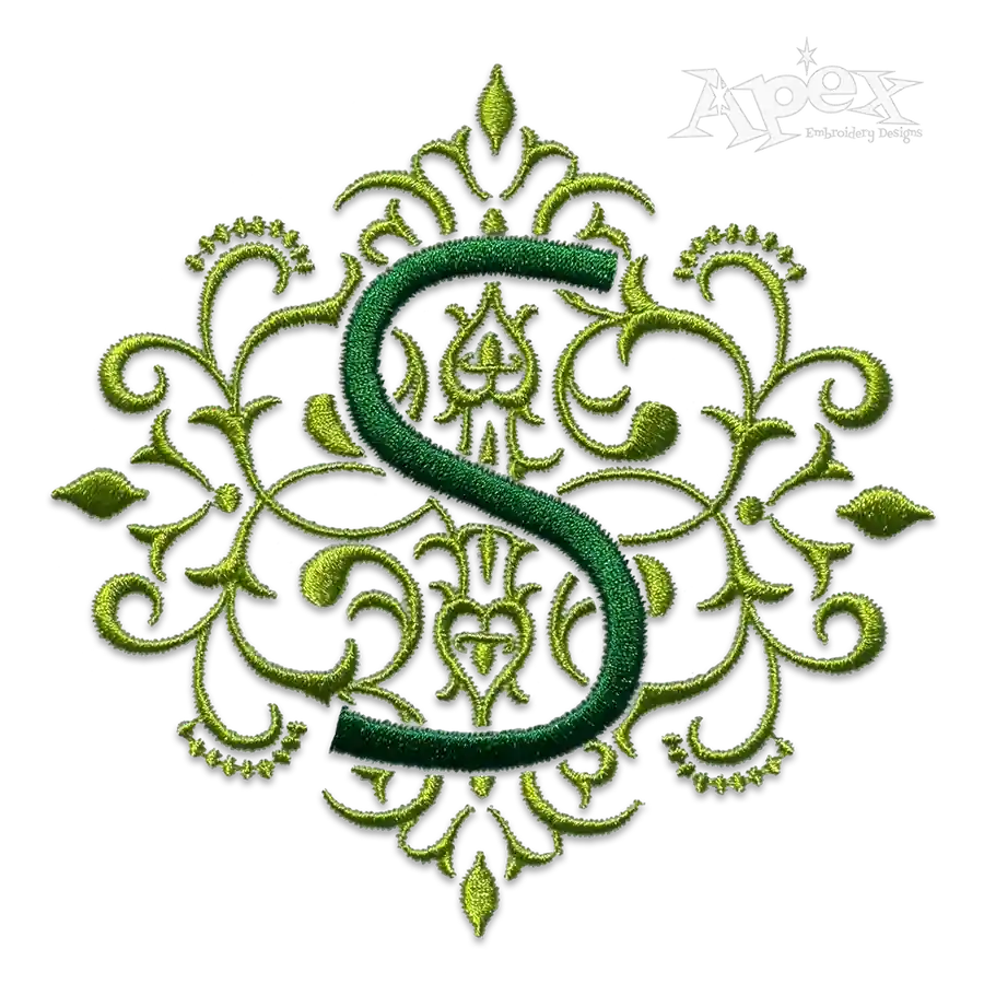 Charles Gate Machine Embroidery Font