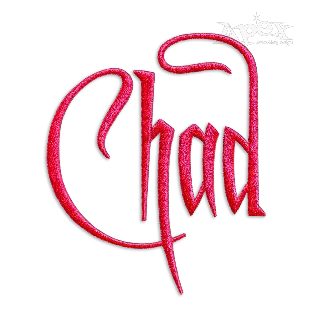 Charmed TV Show Machine Embroidery Font by Apex Designs