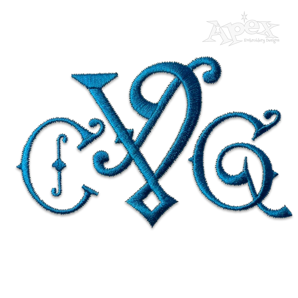 Charmington Machine Embroidery Font by Apex