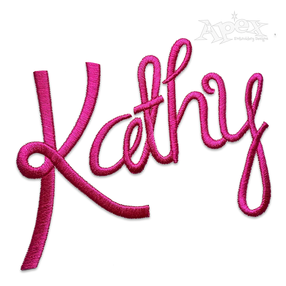 Apex Embroidery Fonts and Letters