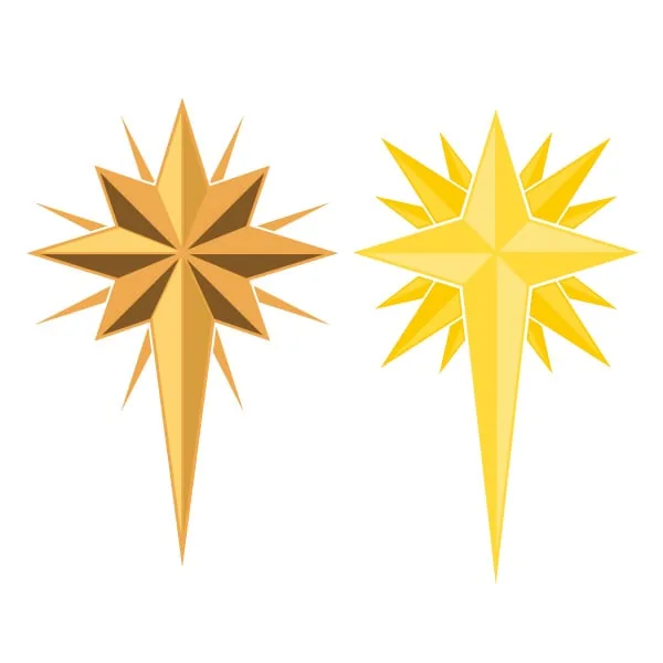 Christmas Star SVG Cuttable Design