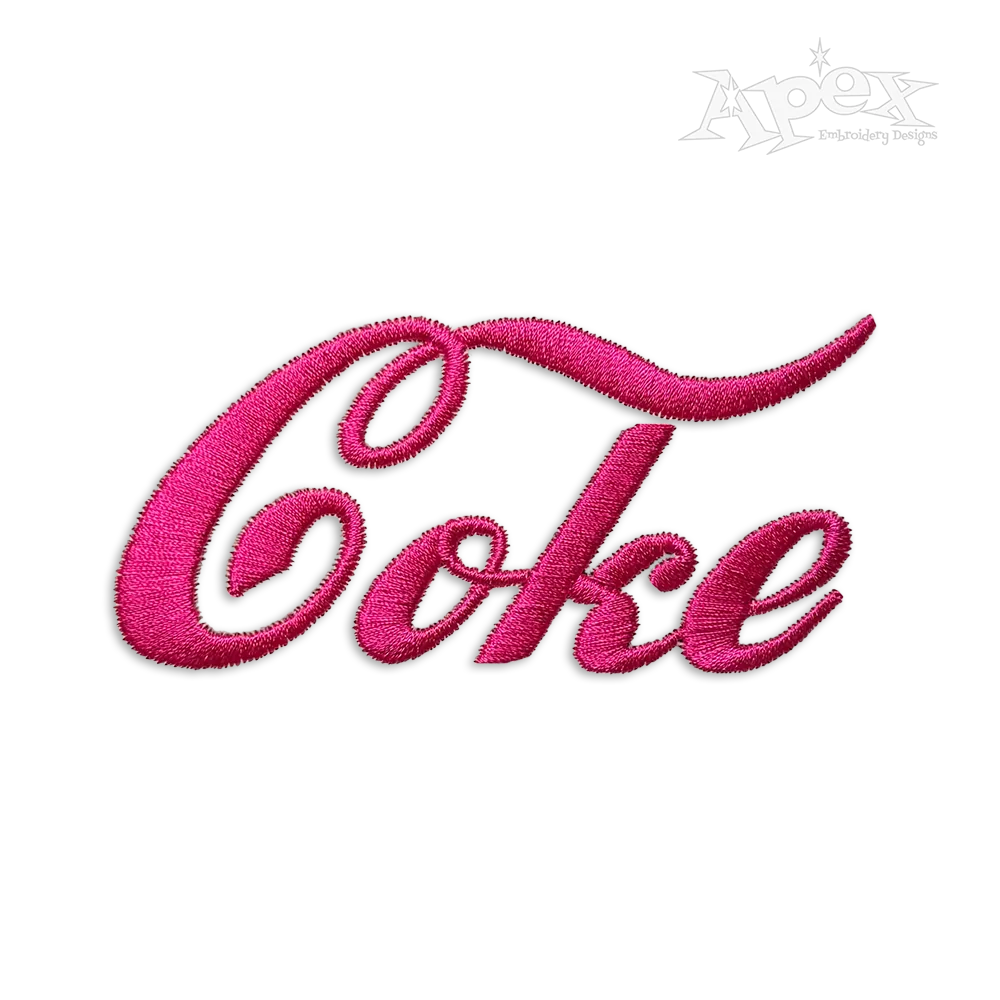 Cola Script Embroidery Font Machine Embroidery Designs