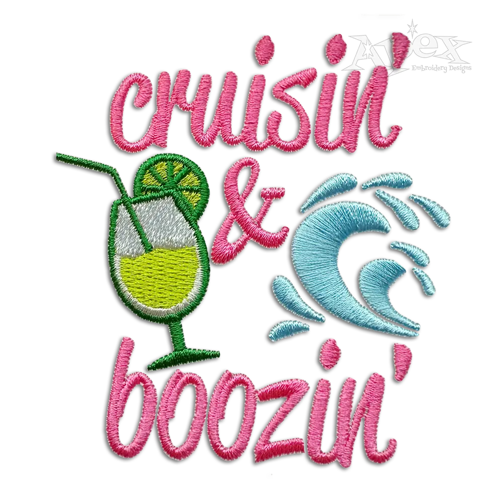 Cruise Ship Machine Embroidery Design