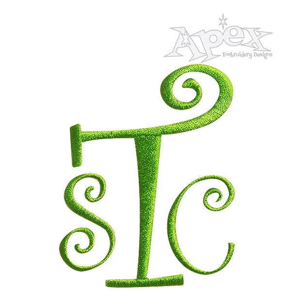 Curlz Embroidery Font