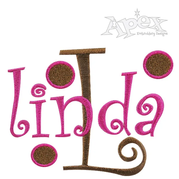 Curlz with Polka Dots Font
