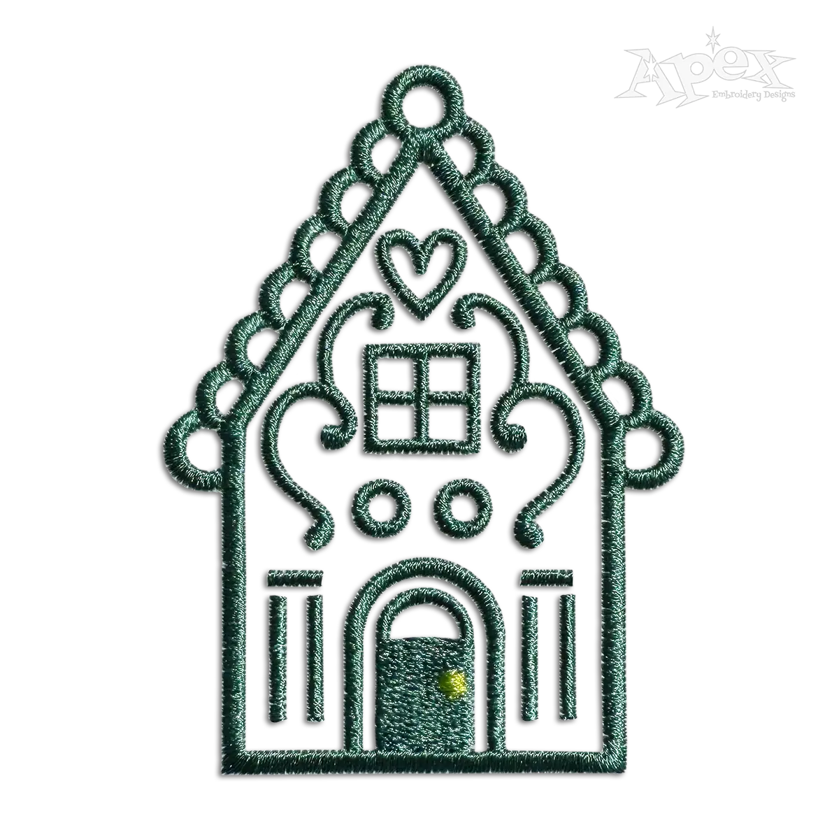 Peace Christmas Tree Machine Embroidery Designs by Apex