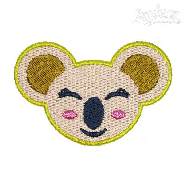 Cute Koala Embroidery Design