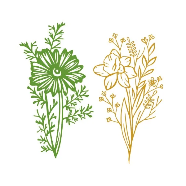 Dainty Flower SVG Cuttable Design