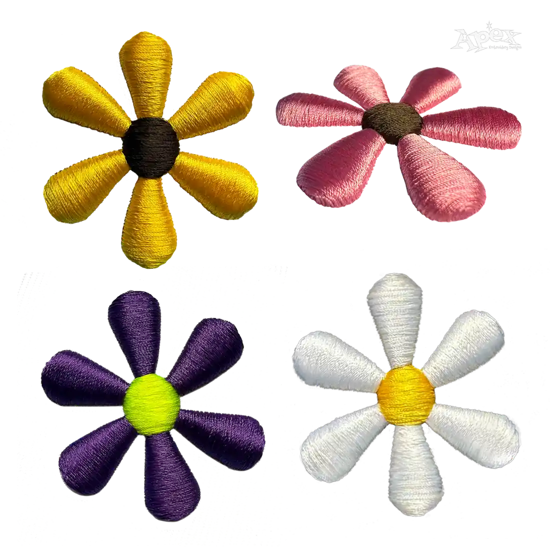 Daisy Flower 3D Puff