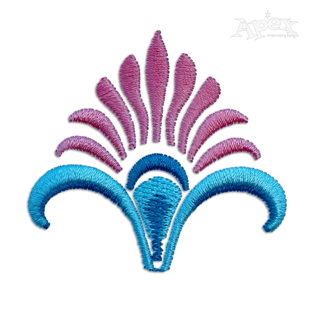 Decorative Damask Machine Embroidery Designs by Apex