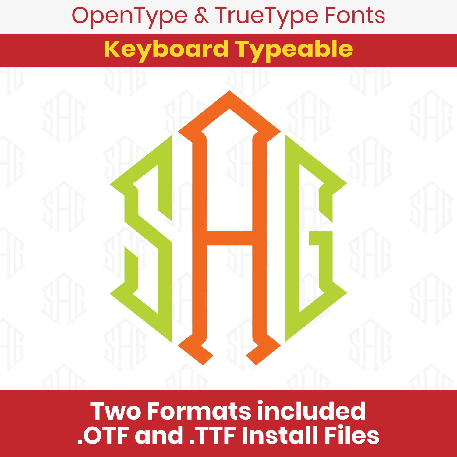Diamond Monogram TrueType Font