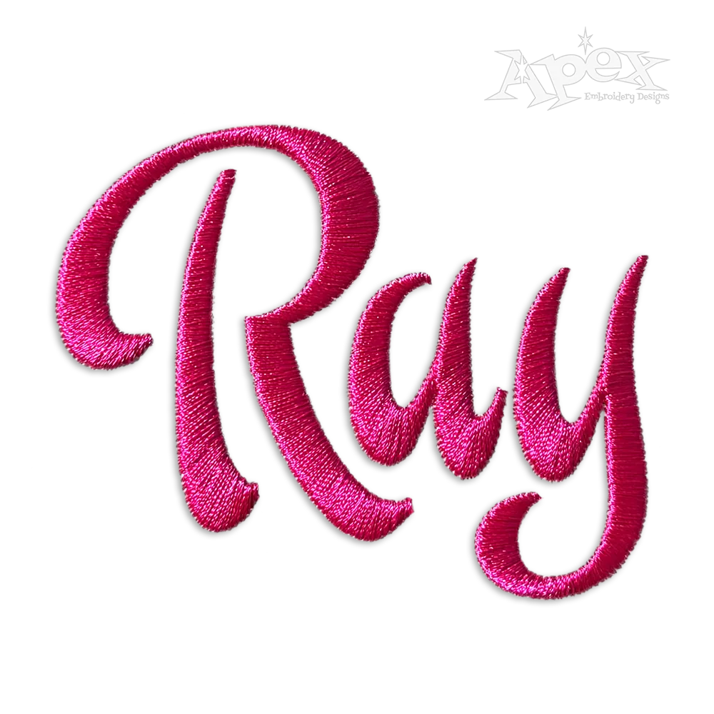 Dipsea Script Machine Embroidery Font by Apex