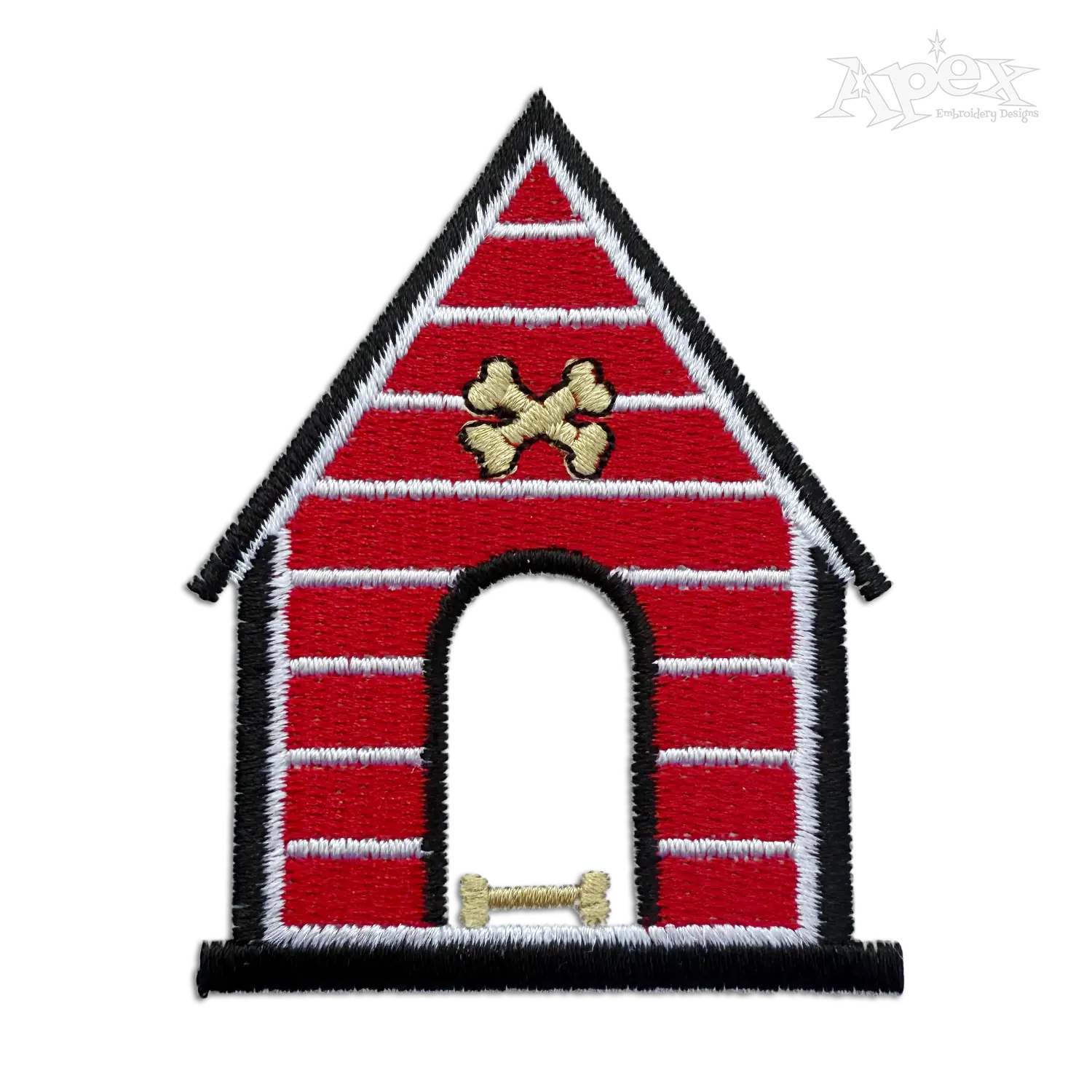 Dog House Machine Embroidery Design by Apex