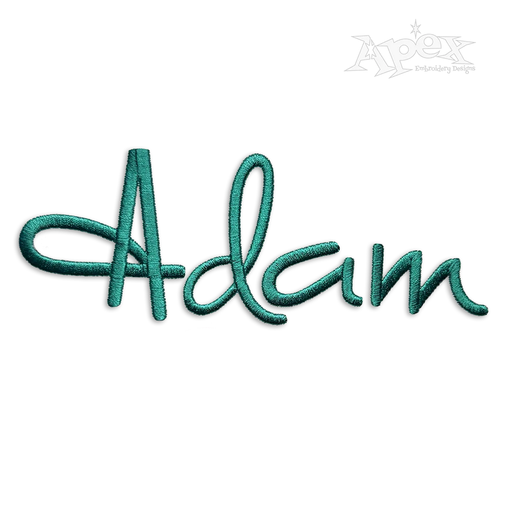 Dominique Machine Embroidery Font by Apex
