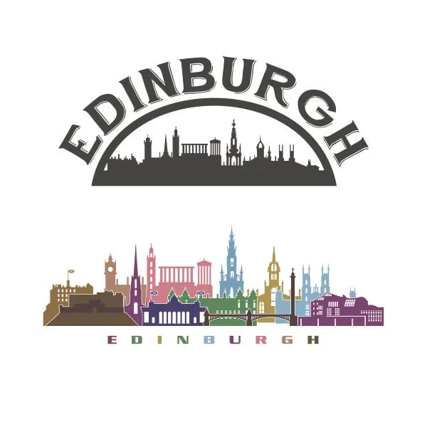 Edinburgh Scotland SVG Cuttable Design