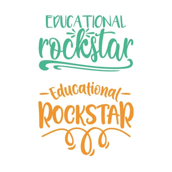Educational Rockstar SVG Cuttable Design