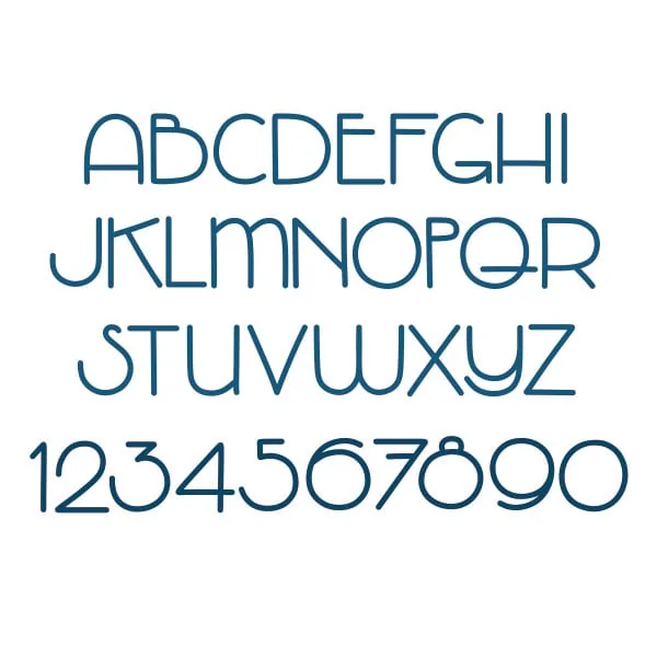 Ella Round SVG Cuttable Font