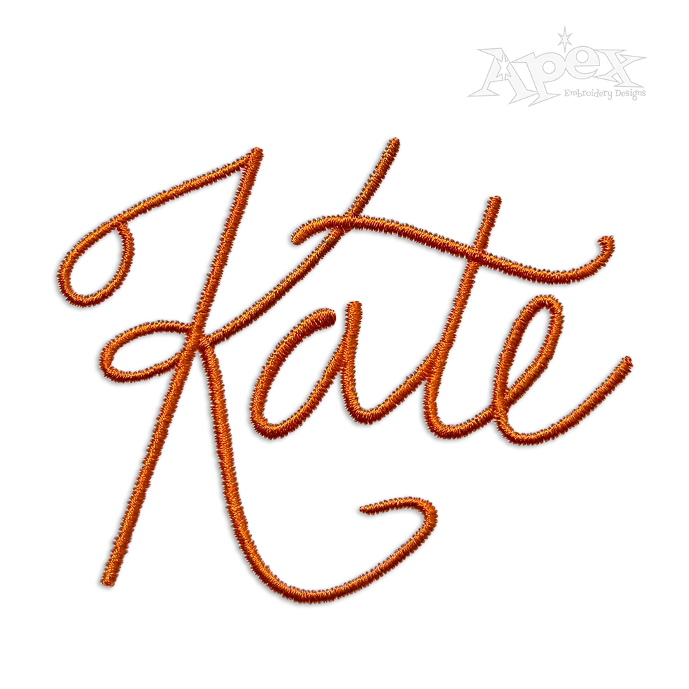 Blanche Script Monogram Embroidery Font By Apex Design