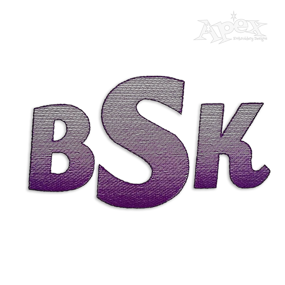 Fairness Sketch Machine Embroidery Font by Apex