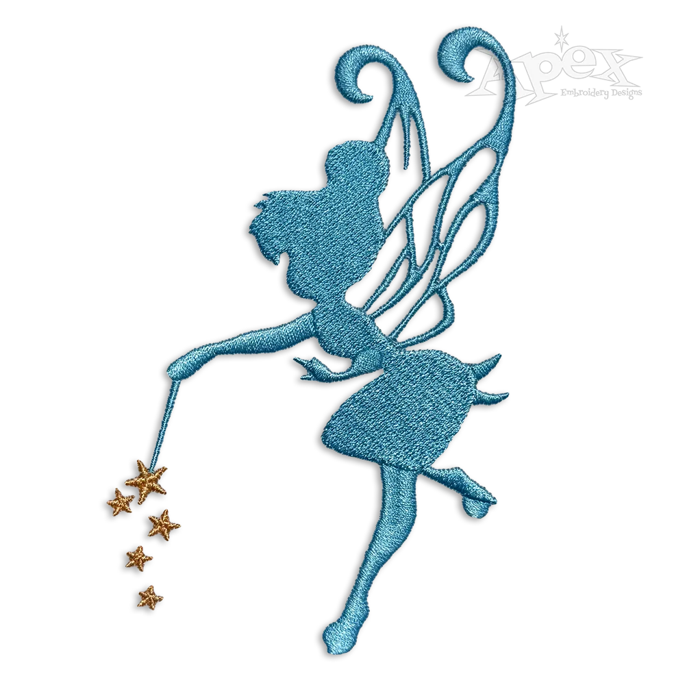 Fairy Magic Sparkle Machine Embroidery Design by Apex