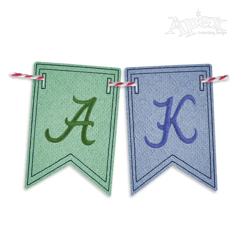 Decor Banner ITH Embroidery Design