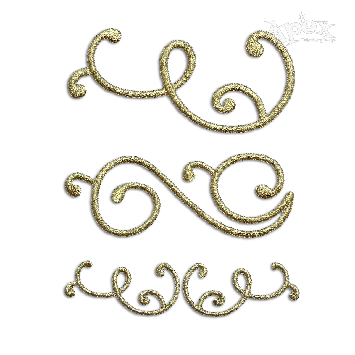 Flourishes Accents Machine Embroidery Design All