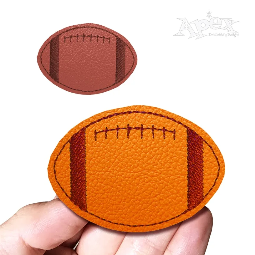 Football Feltie Embroidery Design
