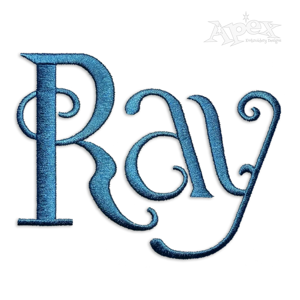Francisco Designs Machine Embroidery Font by Apex Letters Monogram