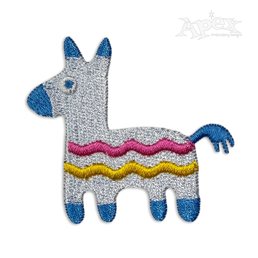 Llama Pinata Apex Embroidery