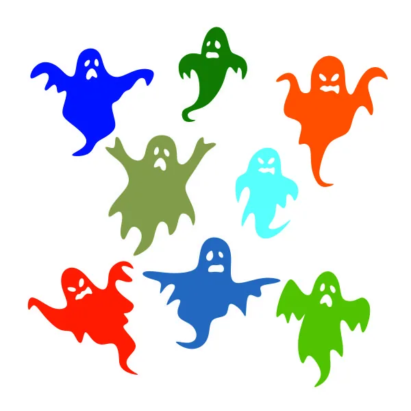 Ghost Pack SVG Cuttable Design