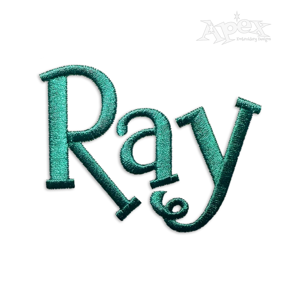 Giggles Machine Embroidery Font by Apex Designs