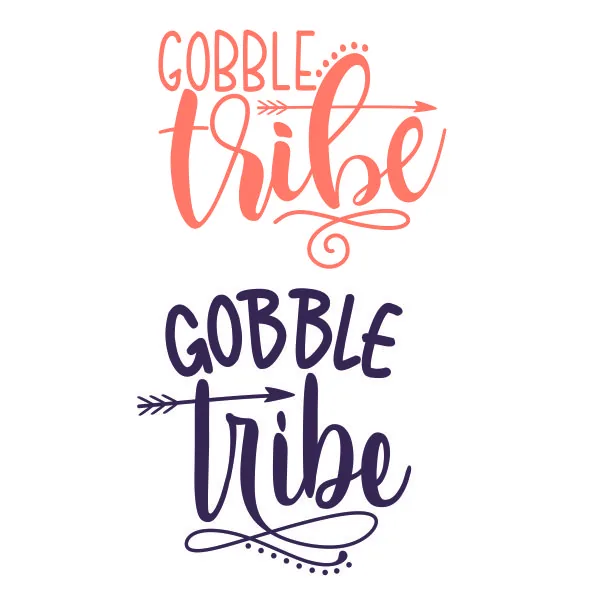 Gobble Tribe SVG Cuttable Design