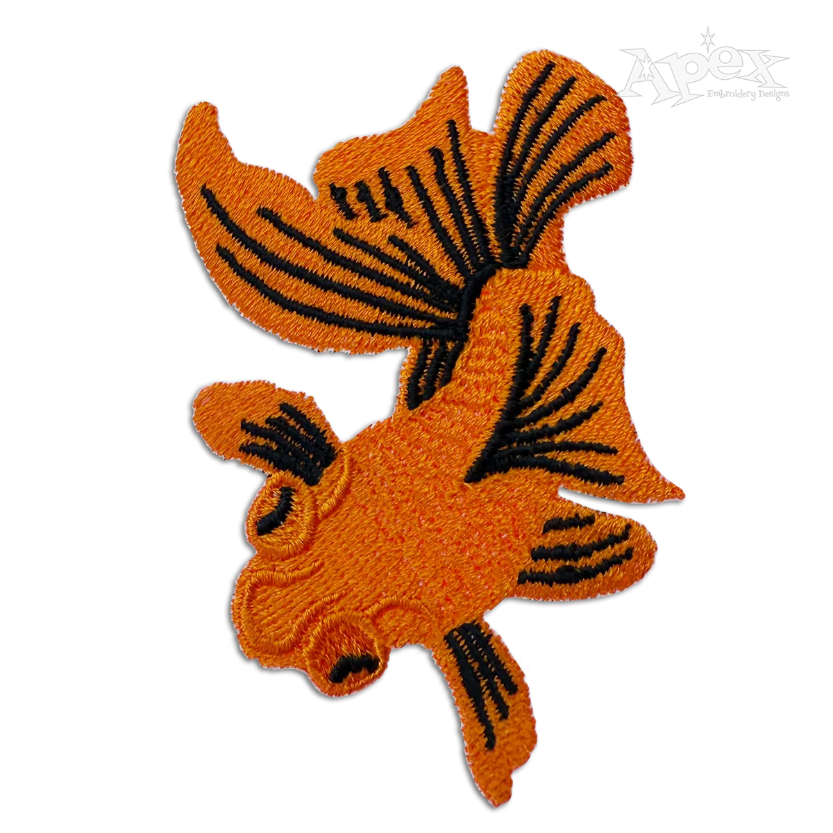 Gold Fish Machine Embroidery Design by Apex