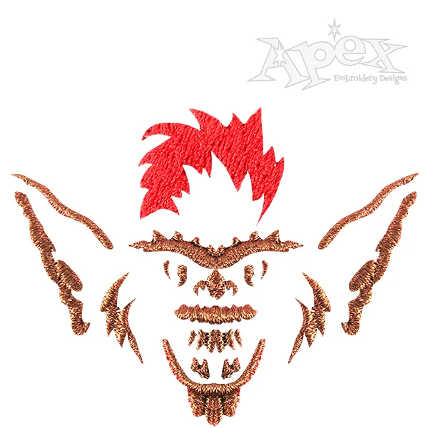 Gremlin Embroidery Design