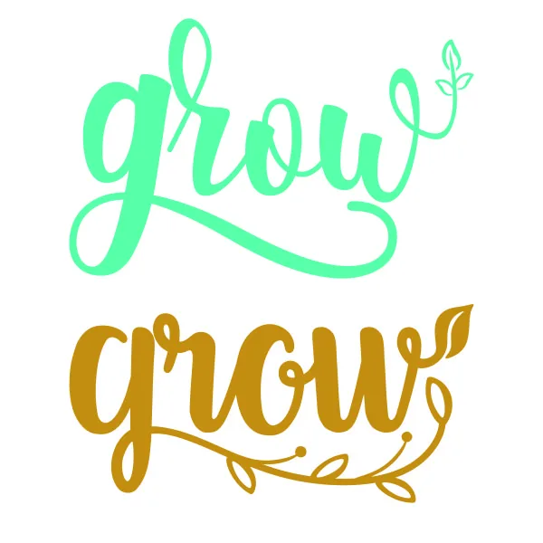 Grow SVG Cuttable Design